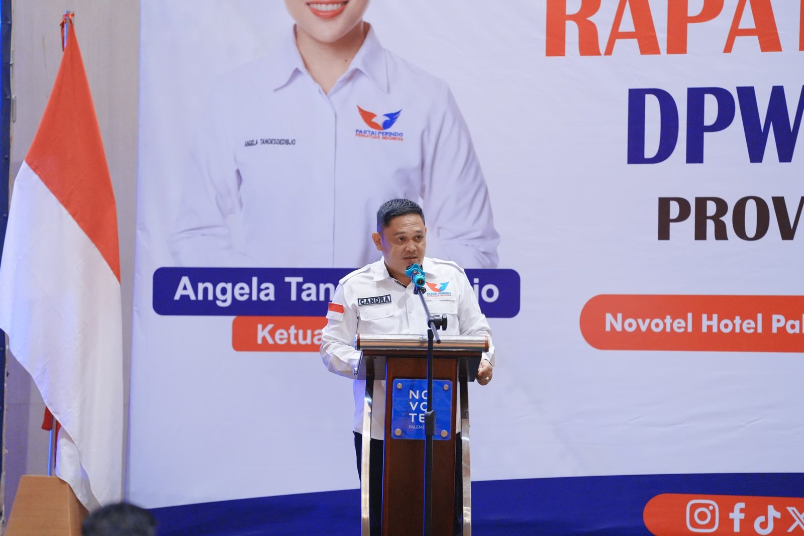 Gubernur Herman Deru Buka Rakerwil DPW Partai Perindo Sumsel, Dorong Politik Sehat