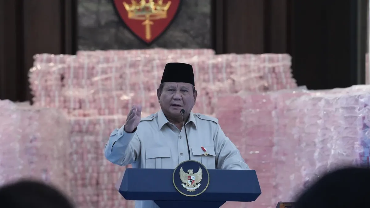 Rp6,6 Triliun Dana Sitaan Korupsi Diserahkan, Presiden Prabowo Janji Gunakan untuk Pendidikan dan Bencana