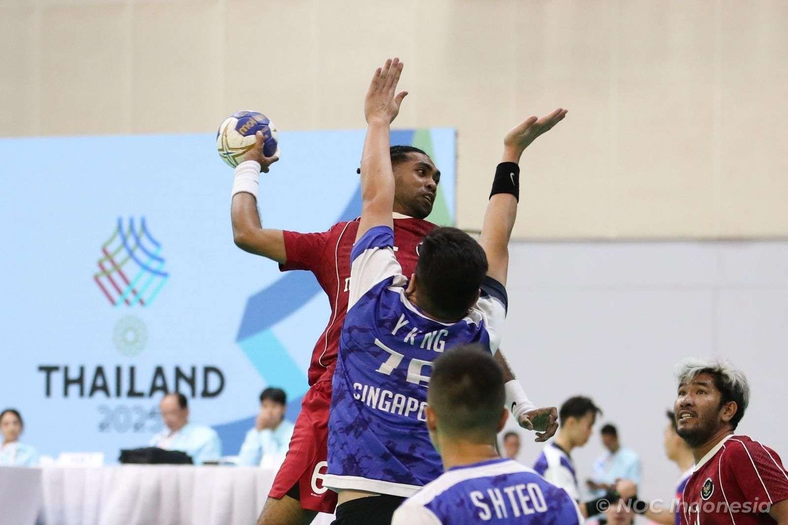 Tim Handball Putra Indonesia Kalah 19–26 dari Singapura pada Laga Pembuka SEA Games 2025