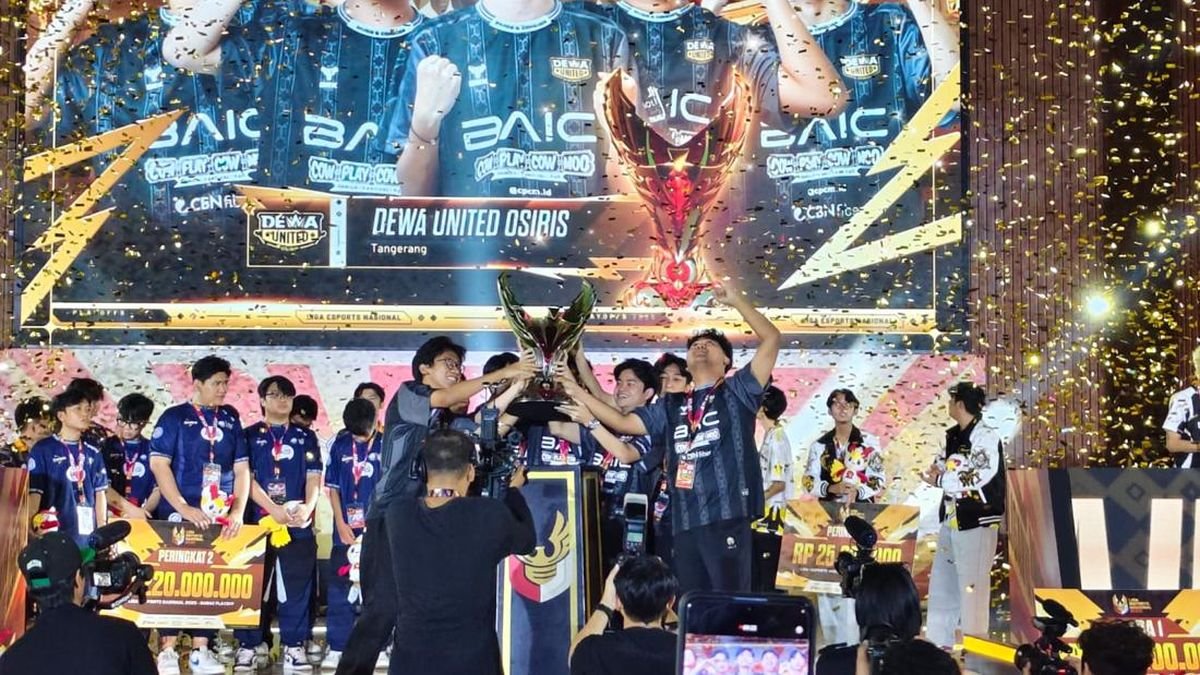 Dewa United Osiris Juara Liga Esports Nasional 2025 Usai Taklukkan EVOS Holy 3-1
