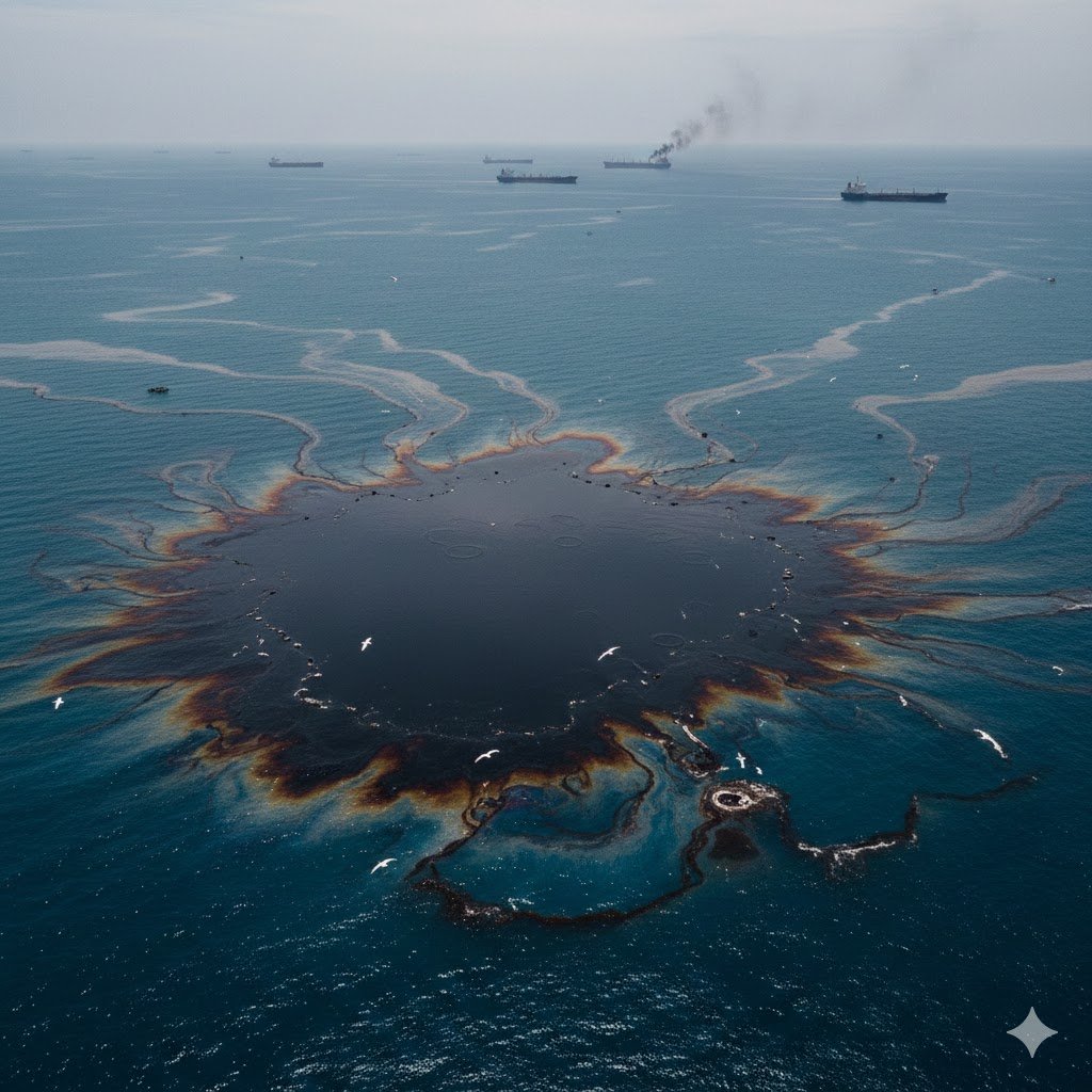 Pencemaran Laut di Tanjung Burung: Diduga Limbah Minyak dari Kapal Tanker