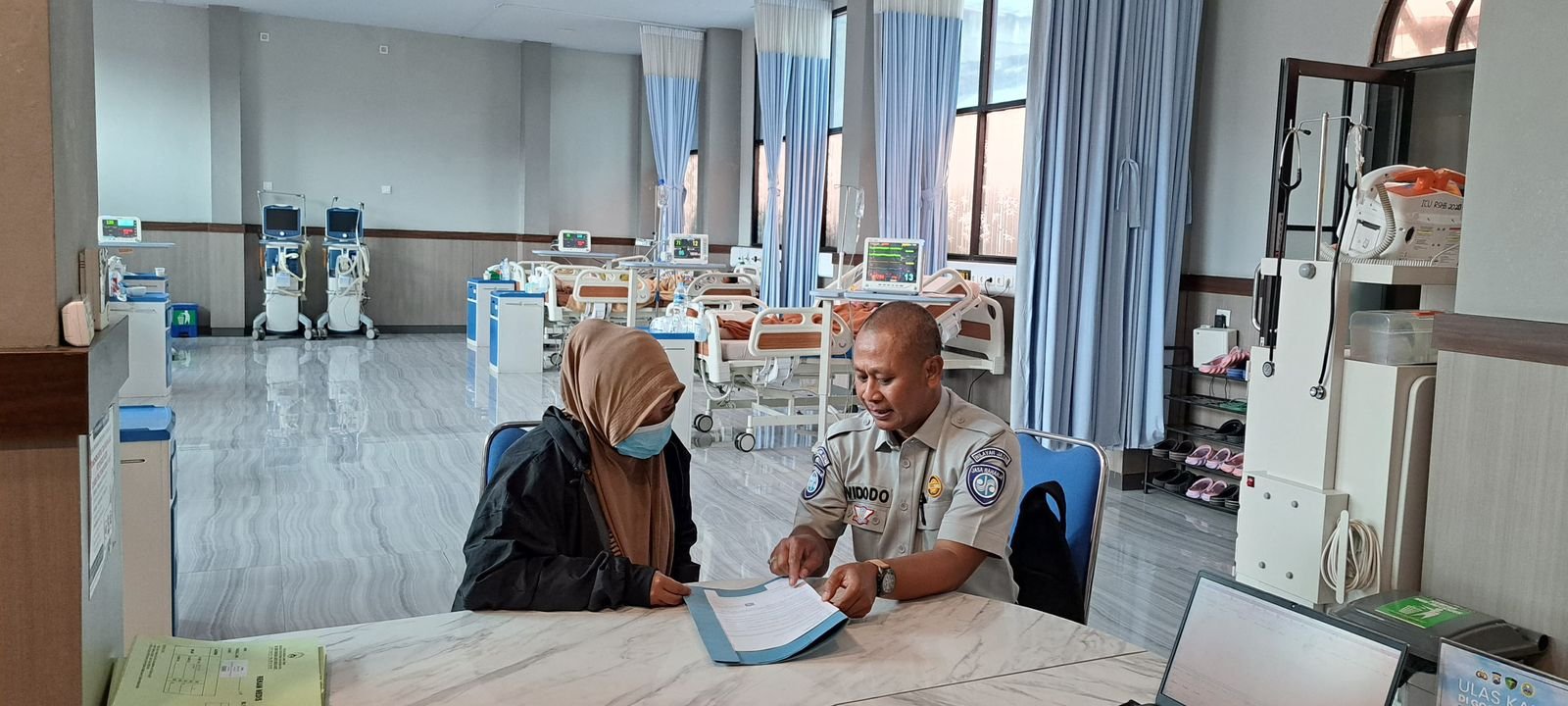 Pastikan Keterjaminan Korban Kecelakaan, Jasa Raharja Cabang Malang Lakukan Kunjungan Ke Rumah Sakit