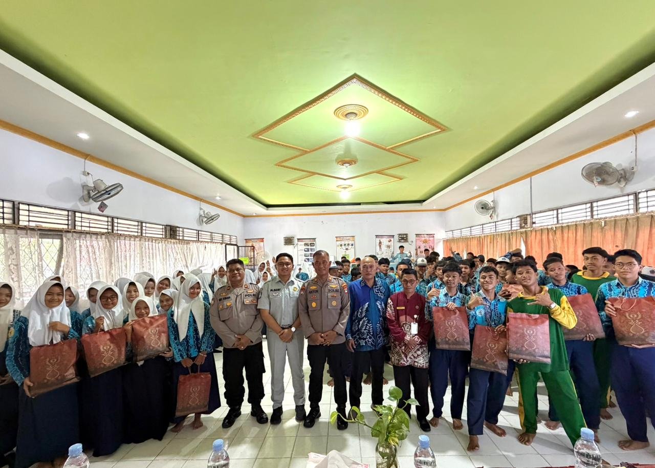 Jasa Raharja Ajak Pelajar SMPN 18 Banjarmasin Pahami Perlindungan dan Keselamatan