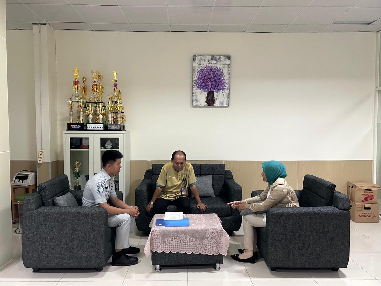 Jasa Raharja Kalsel Koordinasi Layanan Korban Laka dengan RS Borneo Citra Medika