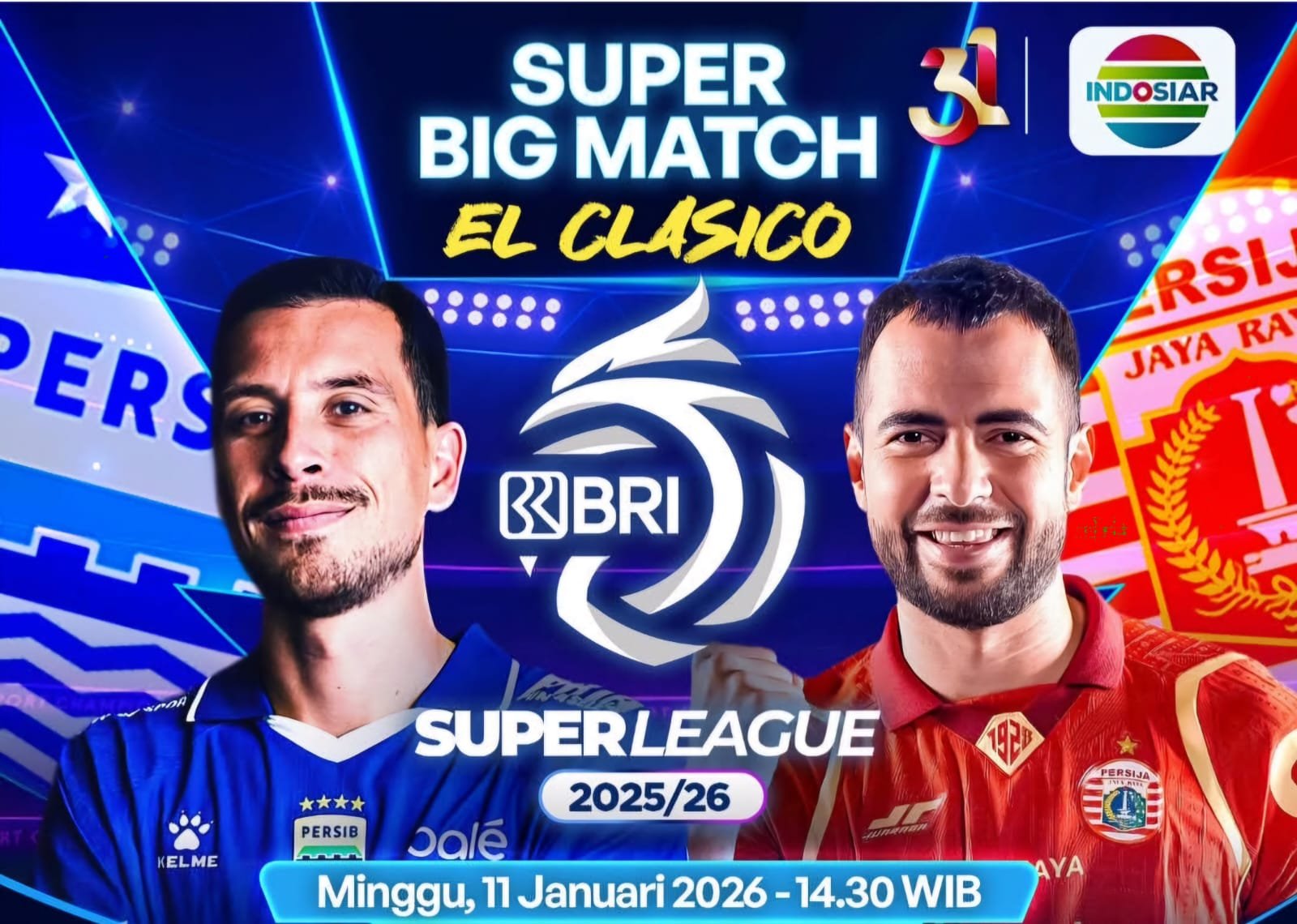 Derbi Klasik Persib Kontra Persija Digelar di GBLA