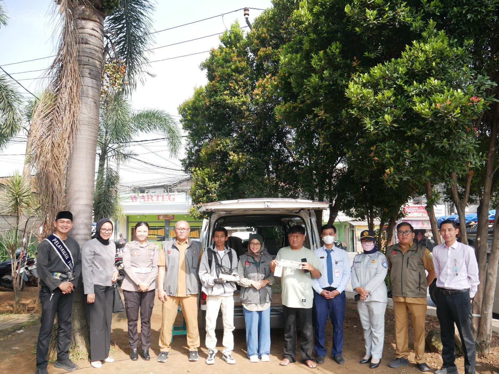 Opsgab di Pos Polisi Bojongsoang, Jasa Raharja Rancaekek  Ajak Masyarakat Patuh Pajak dan Tertib Berkendara