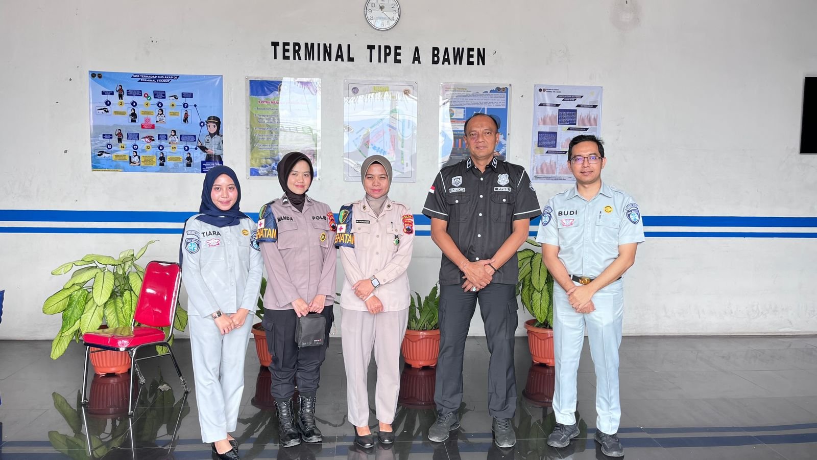 Jasa Raharja Kantor Wilayah Jawa Tengah Bersama Bidokkes Polda Jateng Gelar Pemeriksaan Kesehatan Gratis di Terminal Bawen melalui Program MUKL