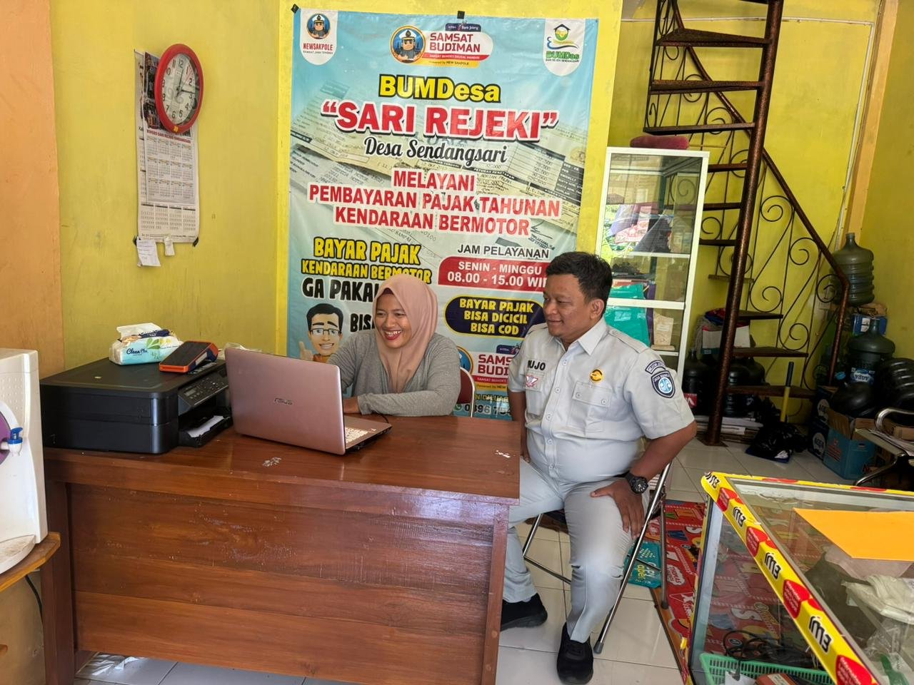 Perkuat Kolaborasi Layanan Publik Berbasis Desa, PT Jasa Raharja Cabang Magelang Kunjungi BUMDes Sari Rejeki Sendangsari