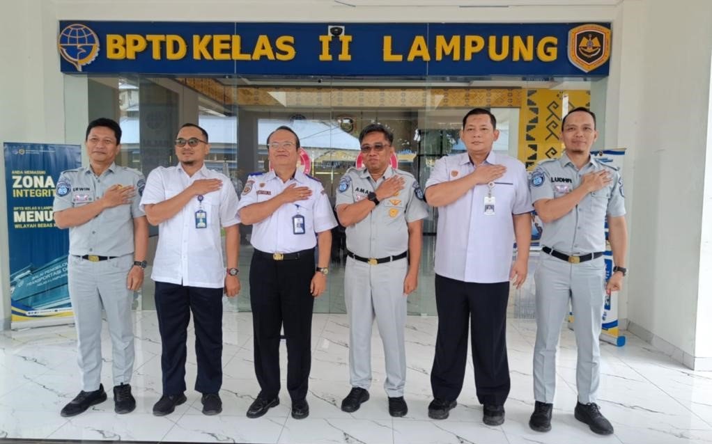 Jasa Raharja Wilayah Lampung Perkuat Koordinasi PAM Lebaran Melalui Kunjungan ke BPTD Kelas II Lampung