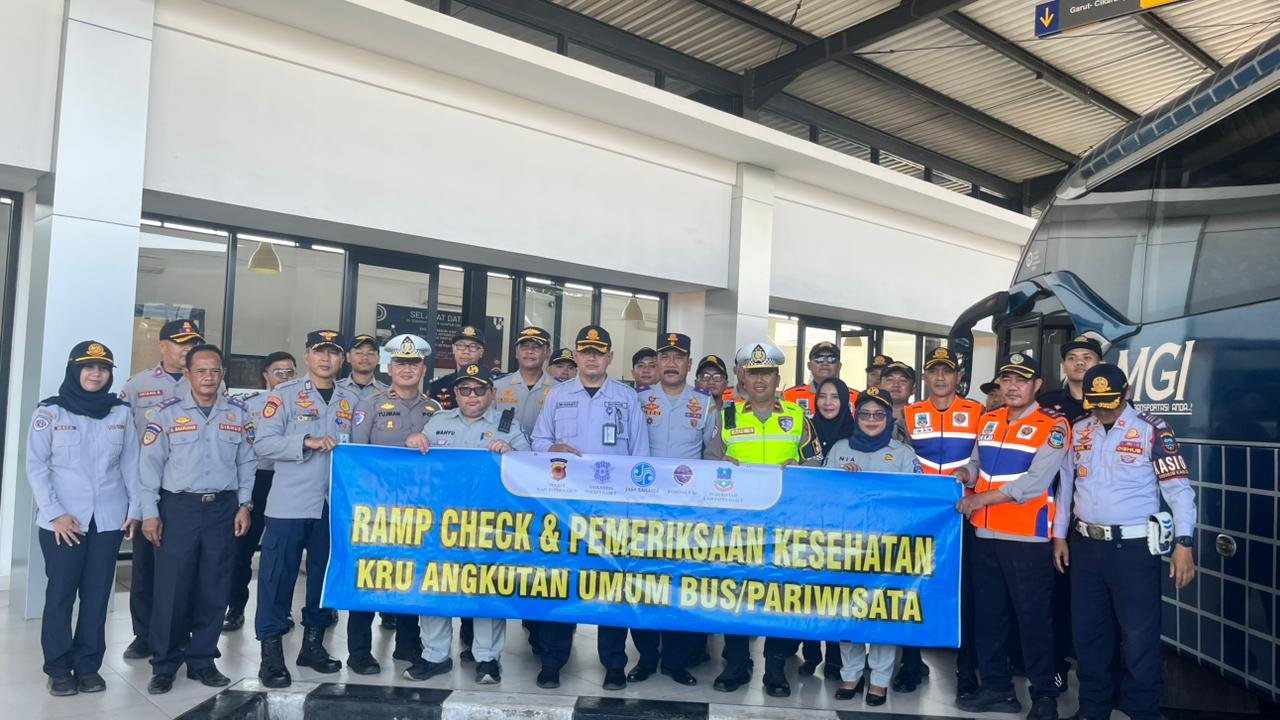 PT Jasa Raharja Hadir dalam Kegiatan Pelaksanaan Ramp Check di Terminal Tipe A Garut