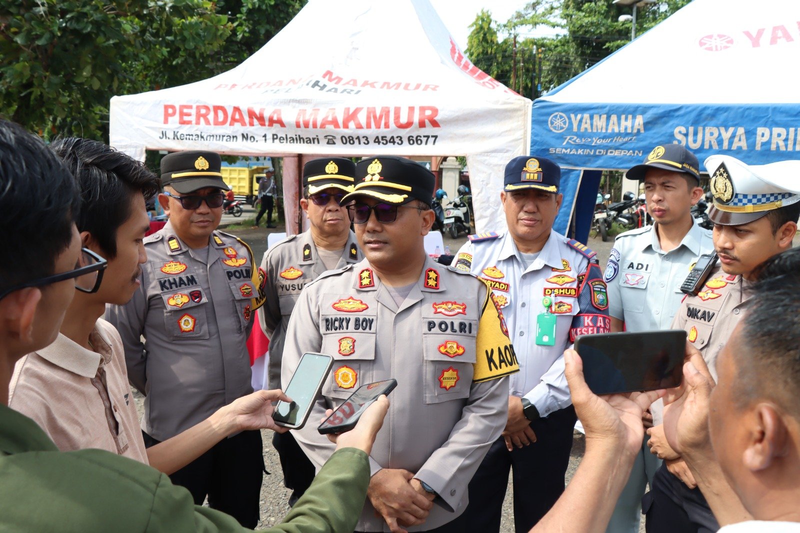 Jasa Raharja Kalsel Dampingi PelepasanMudik Balik Gratis Polres Tanah Laut