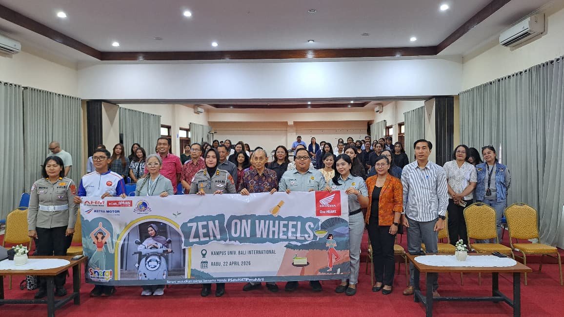 Zen On The Wheels, Semangat Kartini di Jalan Raya: Jasa Raharja Bali Dukung Edukasi Safety Riding bagi Mahasiswi di UNBI