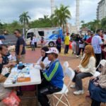 Jasa Raharja Kepri Gelar Program Safety Campaign On The Road di Titik Rawan Laka di Alun-Alun Kota Batam