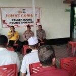 Sinergi Edukasi Keselamatan, Jasa Raharja Cabang Parepare dan Polsek Ujung Gelar “Jumat Curhat” di Kelurahan Lapadde