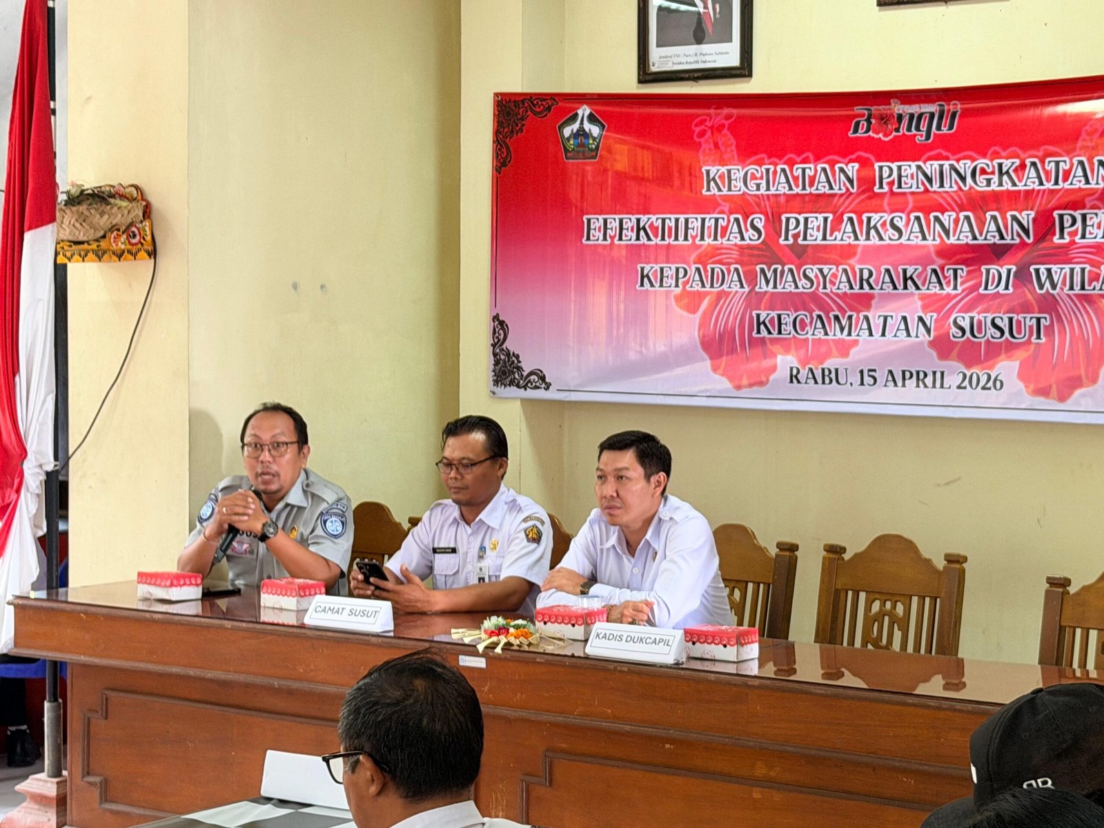 Jasa Raharja Bangli Turut Sukseskan Sosialisasi Peraturan PKB dan BBNKB di Kecamatan Susut