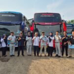 Pastikan Keselamatan Jamaah Haji, Dilaksanakan Rampcheck Armada Bus di Pool PT Armada Jaya Perkasa Kota Serang