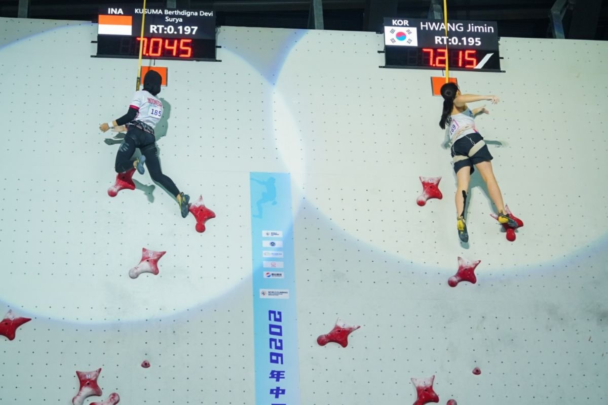 Tim Panjat Tebing Putri RI Tembus Final, Bidik Tiket Asian Games 2026