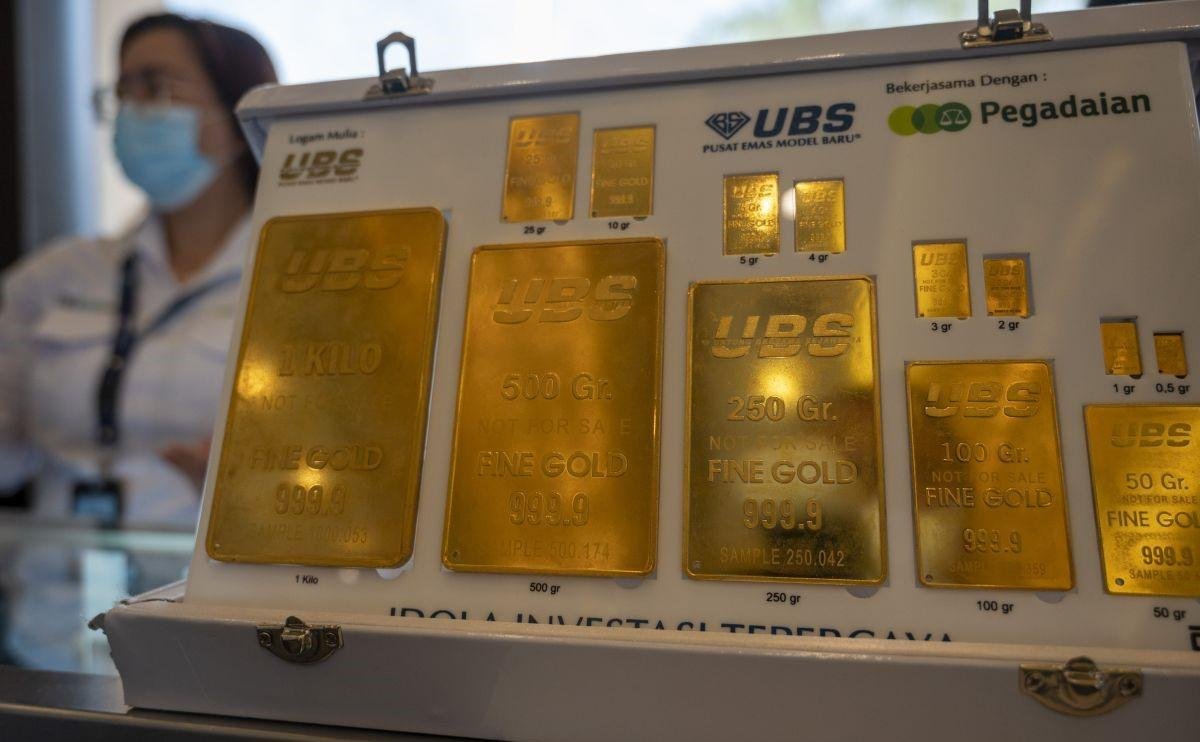 Harga Emas Pegadaian Turun, UBS, Antam, dan Galeri24 Kompak Melemah