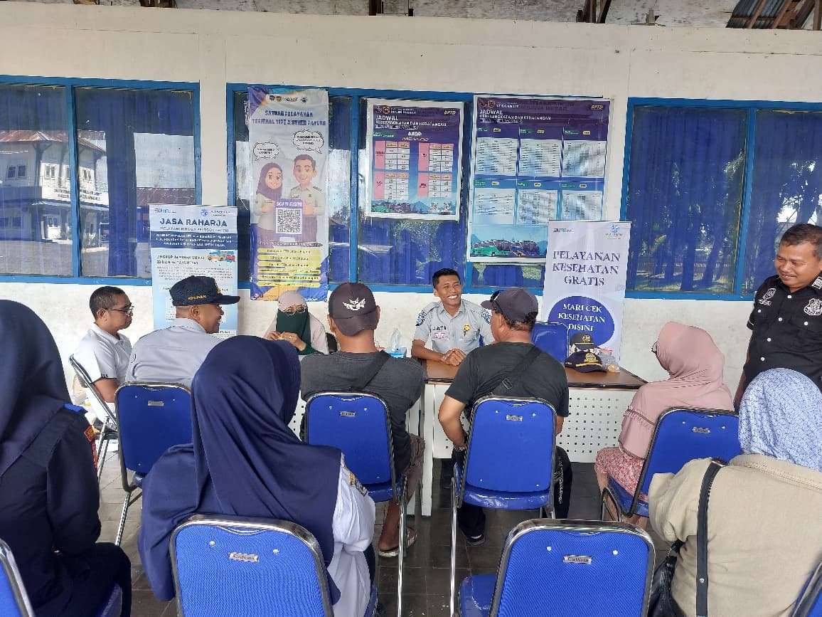Tingkatkan Keselamatan Berkendara, Jasa Raharja Sumbawa Gelar Cek Kesehatan Gratis di Terminal Sumer Payung