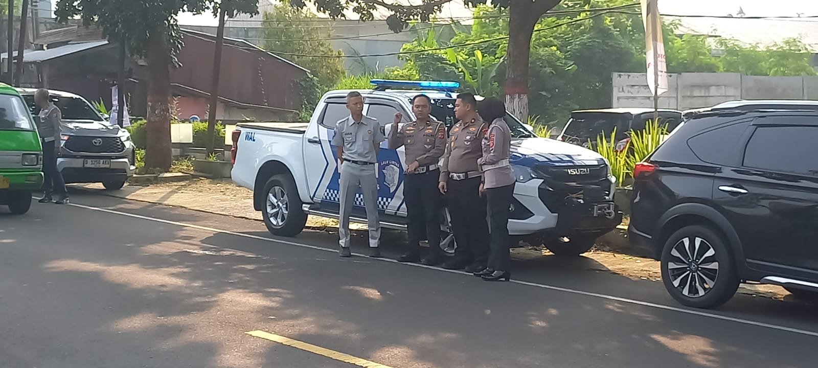 Jasa Raharja Cabang Sukabumi Hadiri Supervisi Blackspot dan Troubelspot bersama Forum Lalu Lintas dan Angkutan Jalan (FLLAJ) di Polres Cianjur
