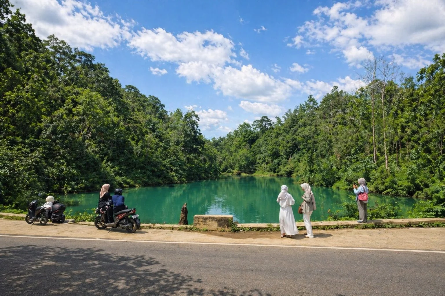Efek FYP, Wisata Danau Hijau Kepahiang Jadi Destinasi Viral dan Favorit