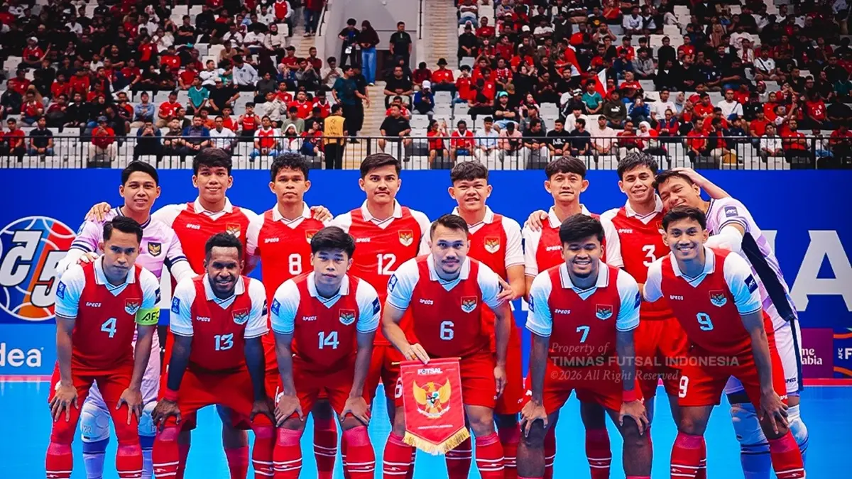 Timnas Futsal Indonesia Masuk 14 Besar Dunia, Terbaik ke-4 di Asia