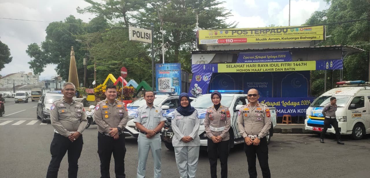 Jasa Raharja Cabang Tasikmalaya Hadiri Supervisi Blackspot dan Troublespot Bersama Ditlantas Polda Jabar