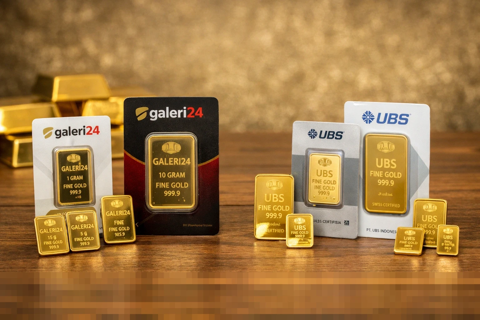 Daftar Harga Emas Antam, UBS, dan Galeri24 di Pegadaian Sabtu Pagi