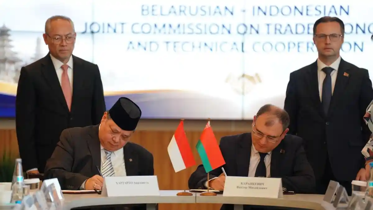 Lima MoU RI-Belarus Bernilai Rp7 Triliun Diteken di Minsk
