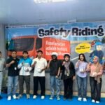 Jasa Raharja Gelar Safety Riding dan Sosialisasi Lapor Laka JR Ku bersama PT Sumitomo Kota Batam