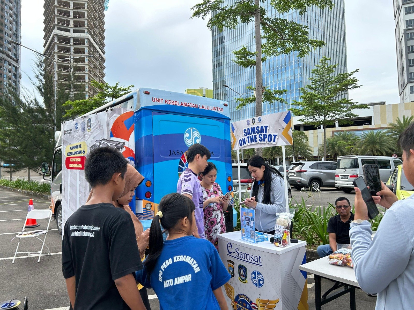 Samsat On The Spot Hadir di Harbour Bay pada Akhir Pekan, Inisiatif Jasa Raharja Kepri Permudah Wajib Pajak
