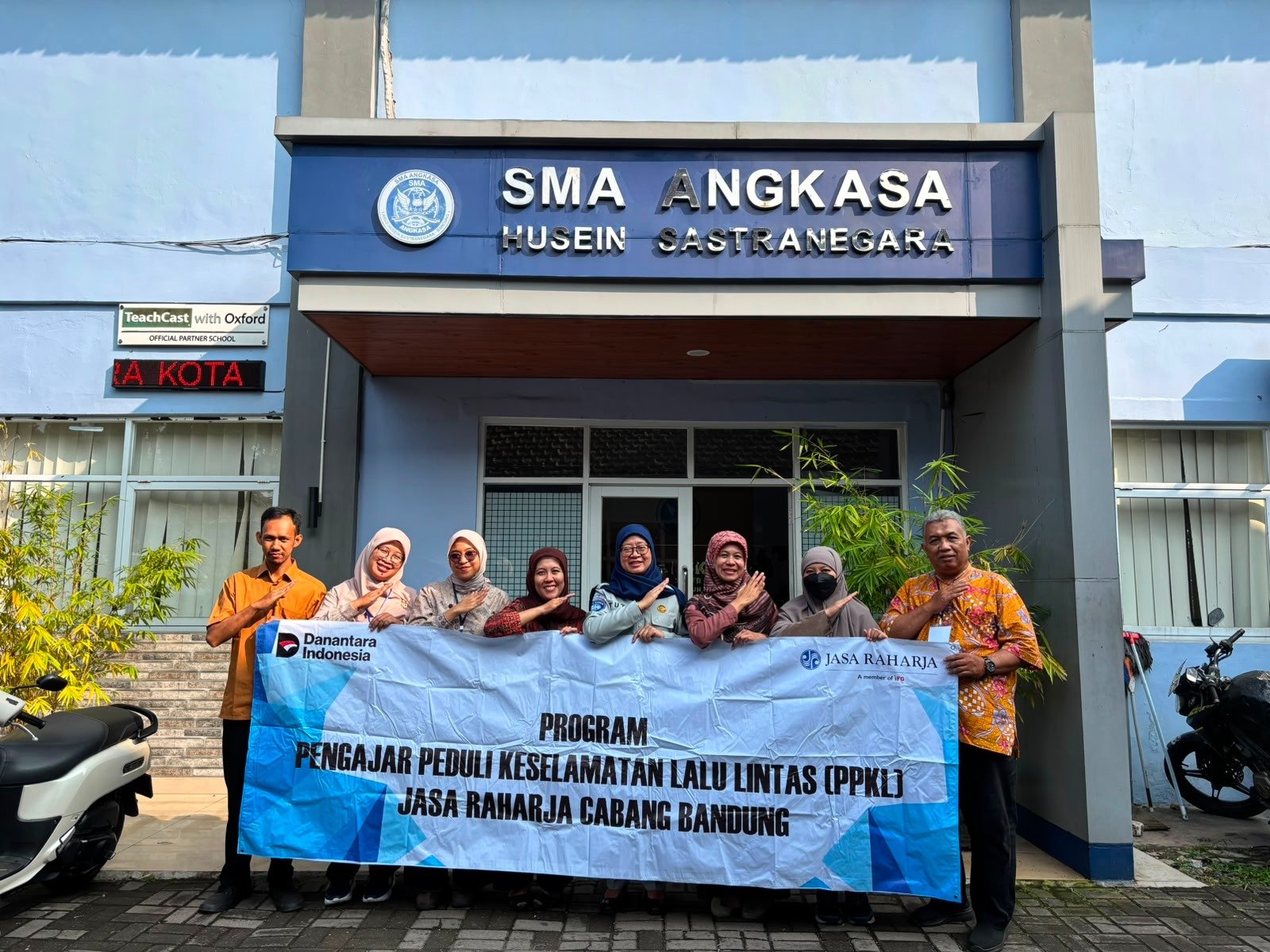 Jasa Raharja Bandung Kurangi Angka Kecelakaan Lalu Lintas Lewat Program PPKL di SMA Angkasa Bandung