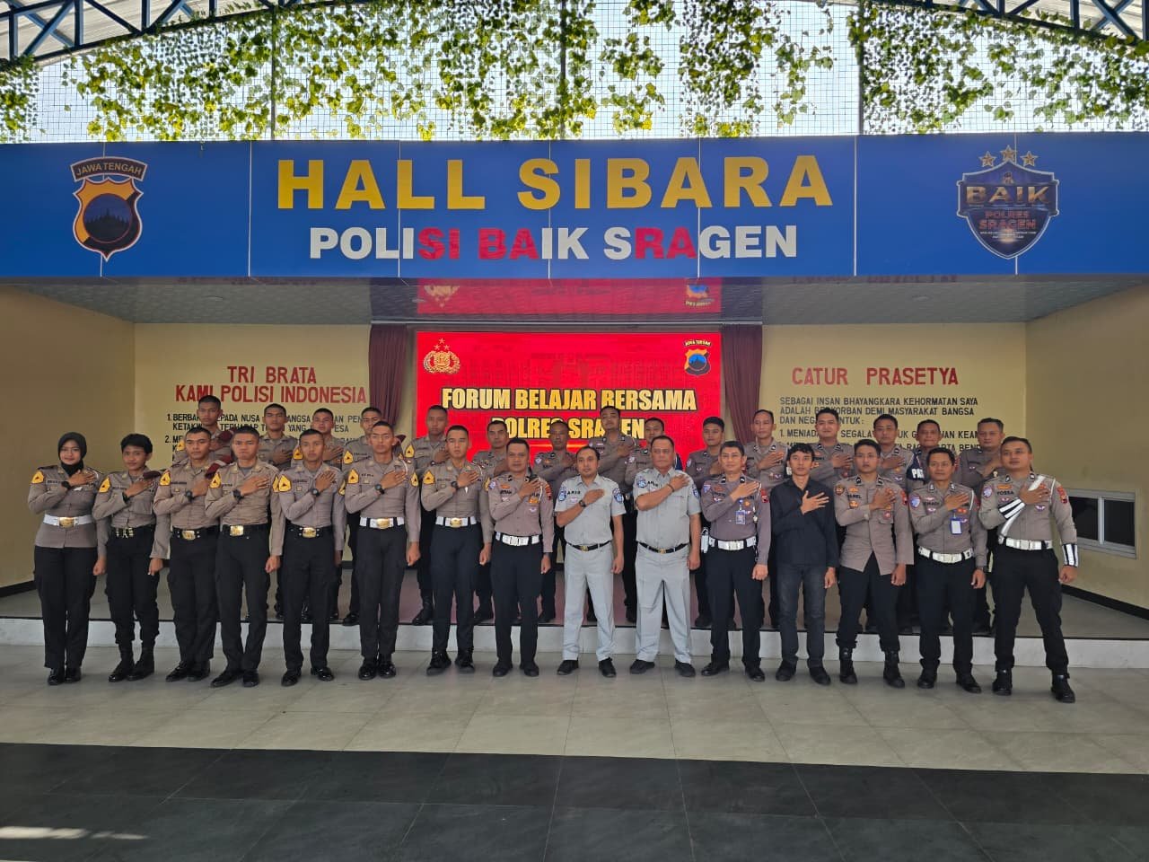 Jasa Raharja Cabang Surakarta Sosialisasikan Peran dan Fungsi Jasa Raharja serta Pemetaan Daerah Rawan Kecelakaan di Polres Sragen