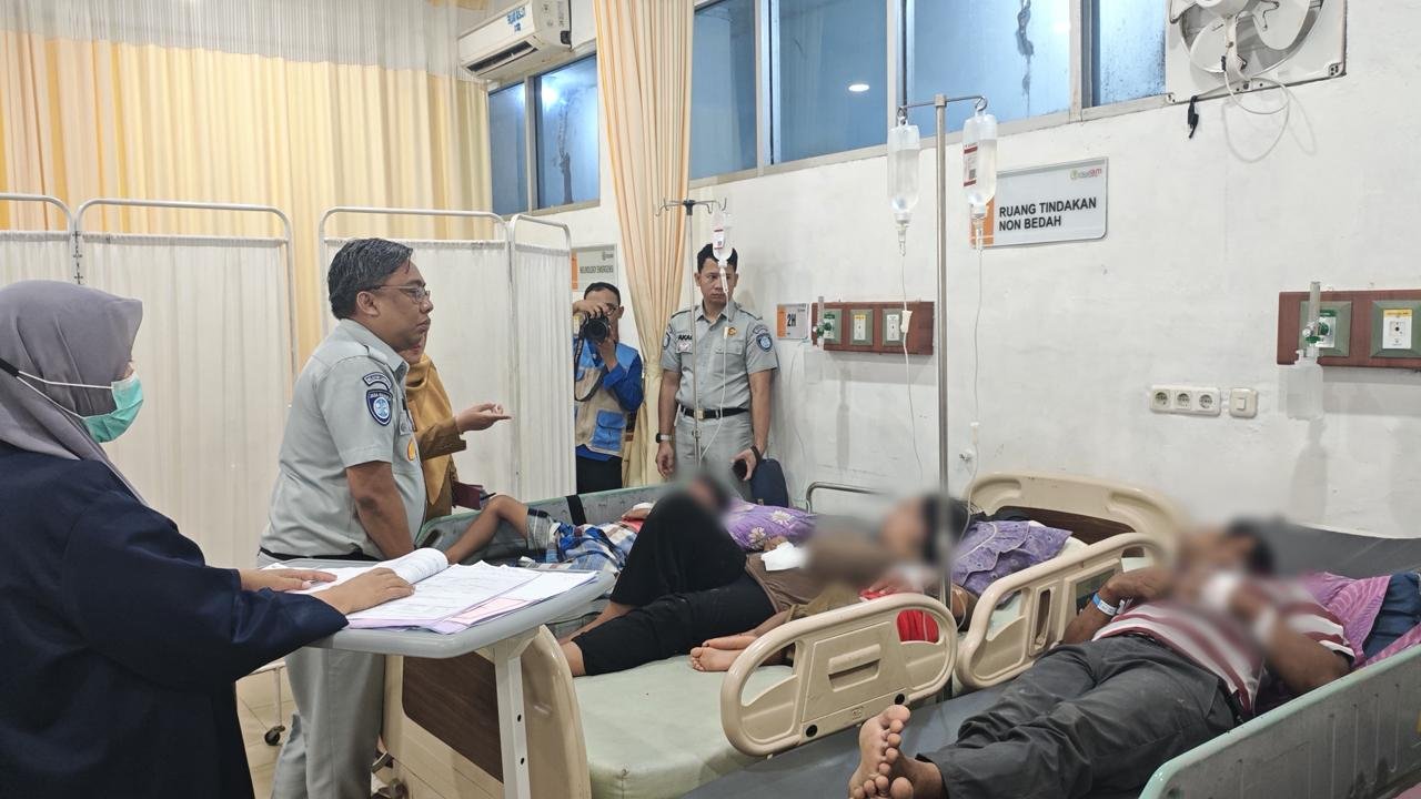 Kecelakaan Di Tol Bakauheni-Terbanggi Besar KM 102, Jasa Raharja Lampung Cepat Tanggap Jamin Seluruh Korban