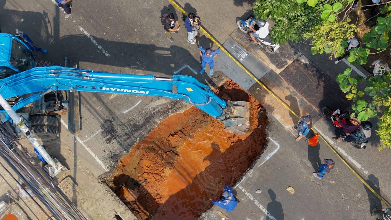 Perbaikan Jalan Ambles, Arus ke Depok Dialihkan dari Lenteng Agung