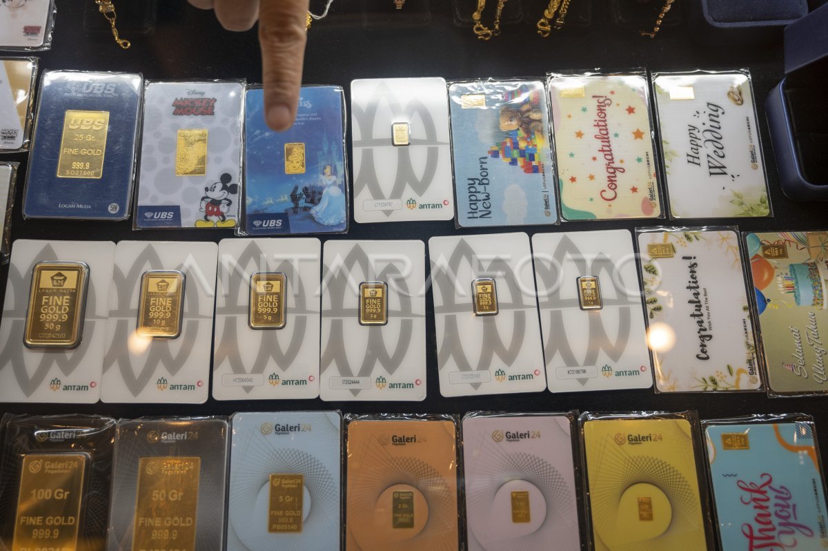 Update Harga Emas Pegadaian Selasa: UBS-Galeri24 Melemah, Antam Bertahan