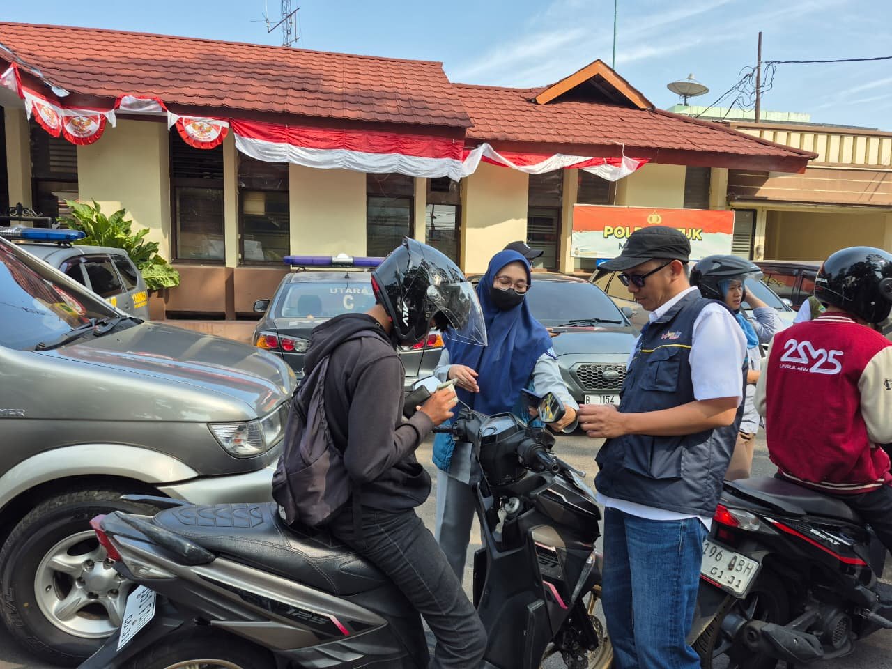 Operasi Gabungan PT Jasa Raharja (Persero) Cabang Bogor Bersama Tim Pembina Samsat Kota Bogor Tingkatkan Kesadaran Masyarakat akan Kepatuhan Administrasi Kendaraan