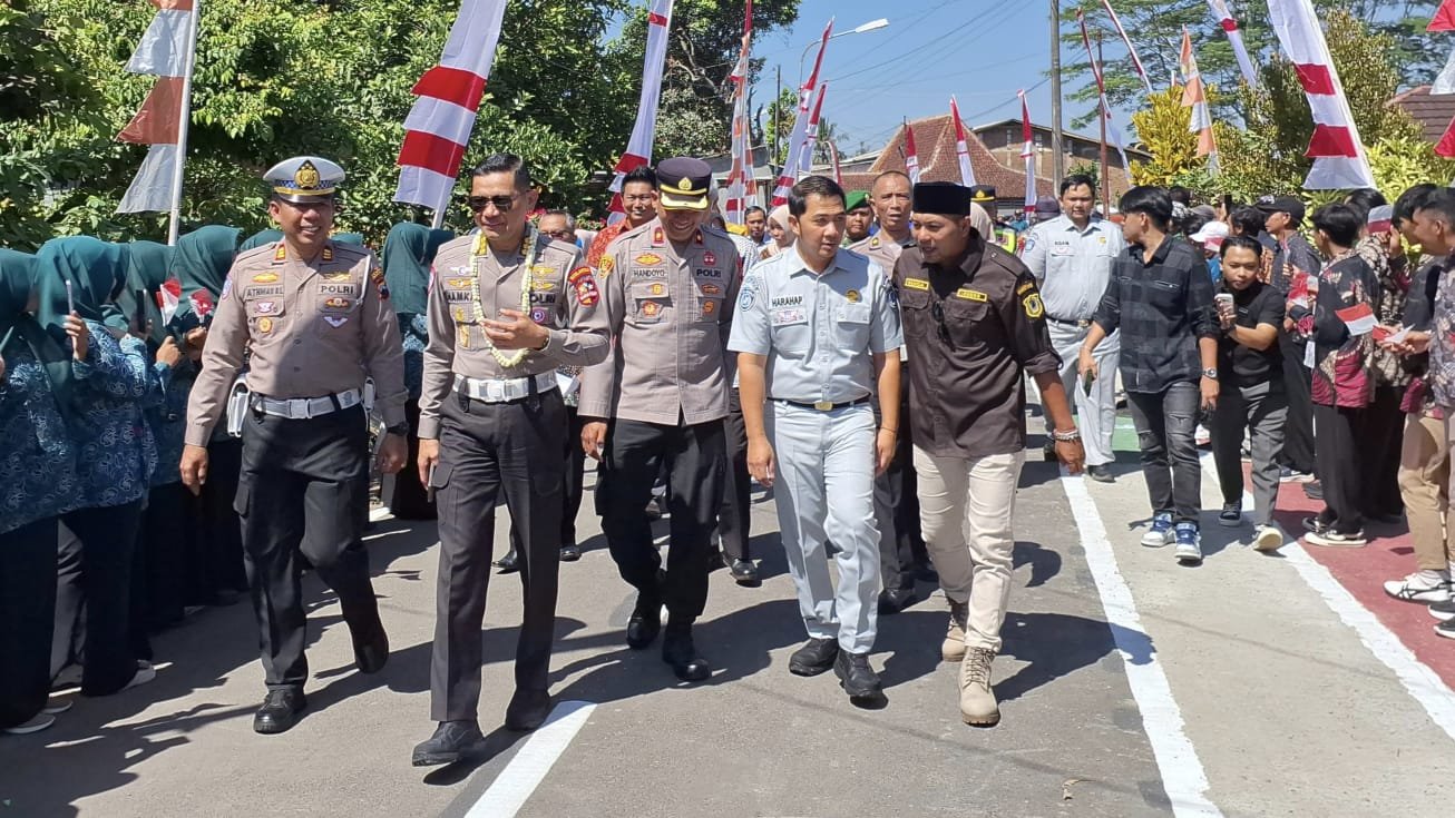 Perkuat Sinergi di Banjarnegara Jasa Raharja Dukung Kampung Tertib Lalu Lintas