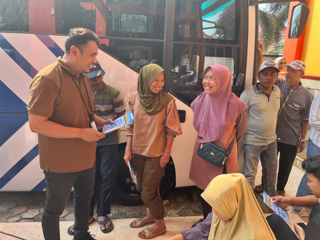 Jasa Raharja dan UPTD Samsat Gunung Sugih Gencarkan Sosialisasi Program Keringanan PKB di Lampung Tengah