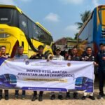 Gelar Ramp Check Bersama BPTD Kelas II Lampung, Jasa Raharja Lampung Dukung Keselamatan Angkutan Umum