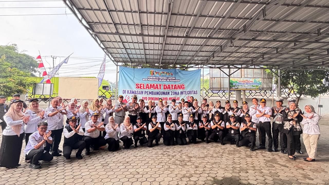 Jasa Raharja Hadiri Penandatanganan Pakta Integritas UPTD VIII Samsat Pesawaran, Perkuat Komitmen Pelayanan Publik Berintegritas
