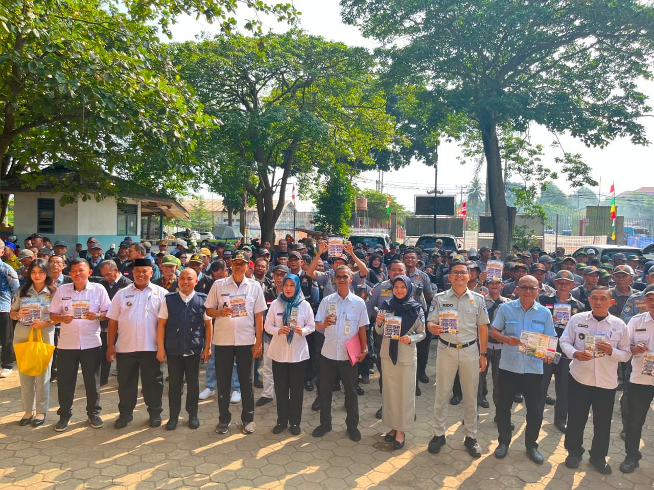 Samsat Bandar Lampung Gencarkan Sosialisasi Program Keringanan Pajak Kendaraan Bermotor di Kecamatan Rajabasa