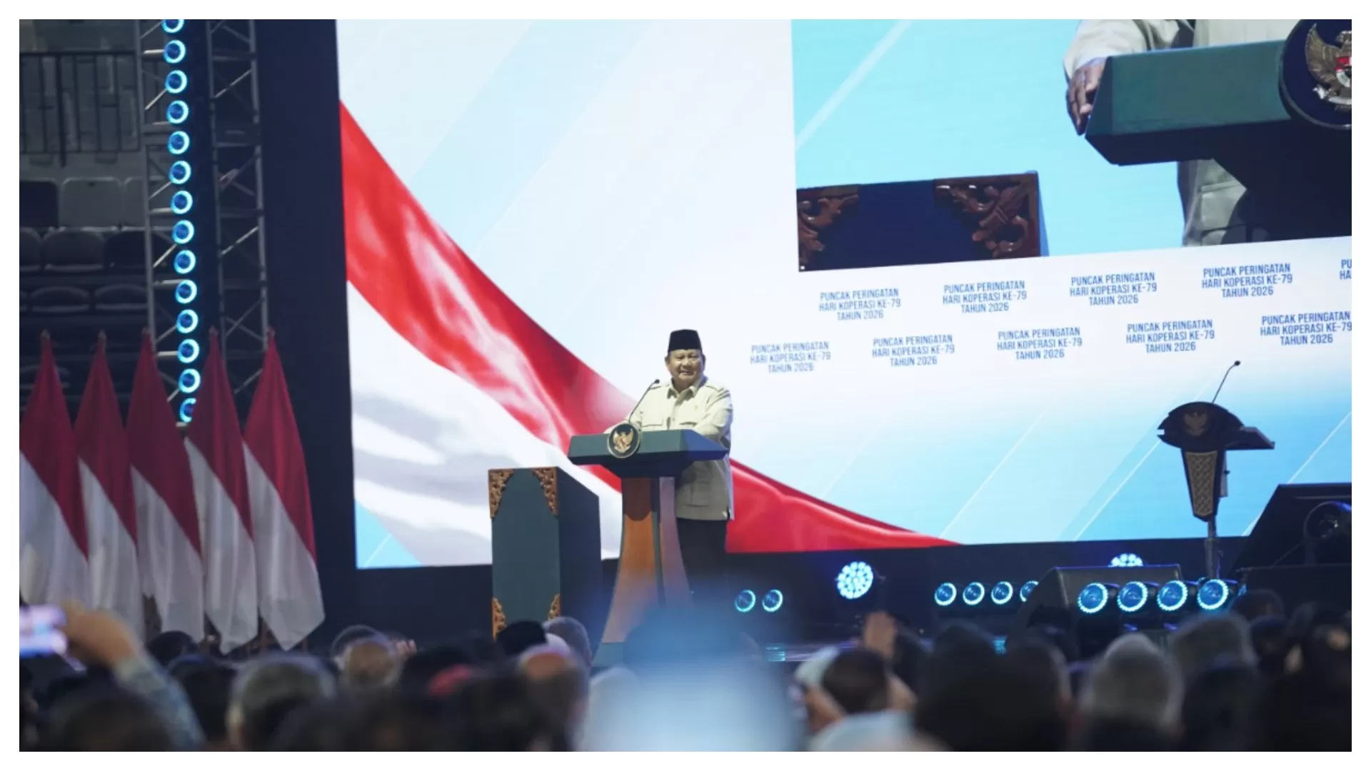 Harkopnas ke-79, Prabowo Sebut Koperasi Jadi Kekuatan Gotong Royong Bangsa