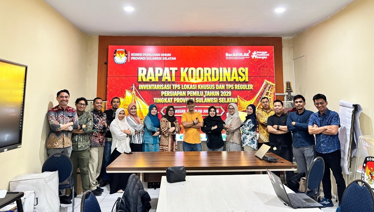 Persiapan Pemilu 2029, KPU Sulsel Petakan TPS Khusus dan Reguler di 24 Kabupaten/Kota
