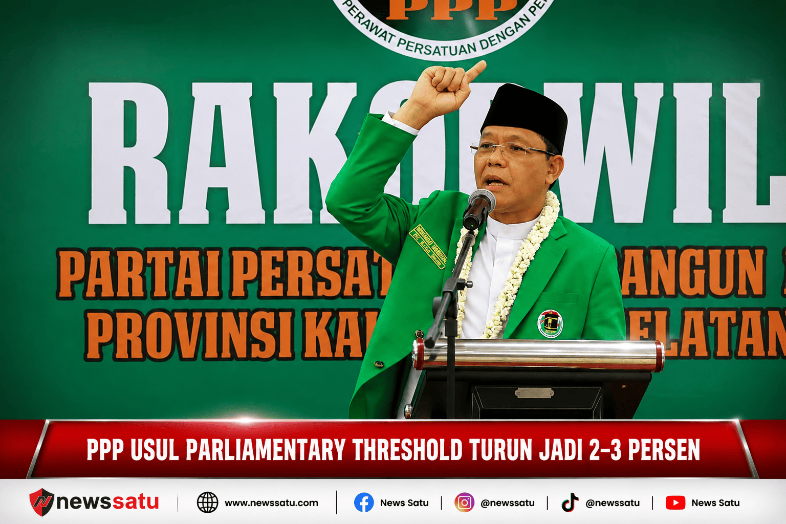 Ketum PPP Tolak Kenaikan Parliamentary Threshold hingga 7 Persen Ketum PPP Tolak Kenaikan Parliamentary Threshold hingga 7 Persen