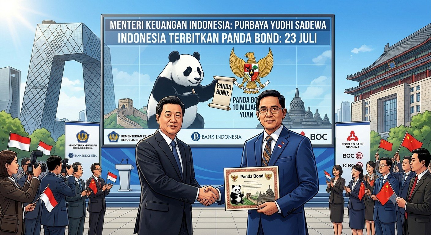 Indonesia Terbitkan Panda Bond Senilai 7 Miliar Yuan untuk Biayai APBN 2026