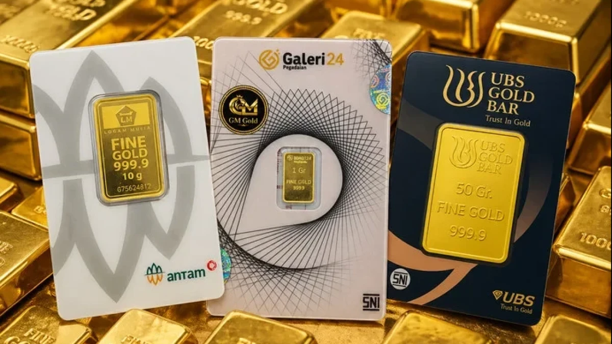 Harga Emas Pegadaian Hari Ini 27 Juli 2026: Galeri24, Antam, dan UBS Terbaru