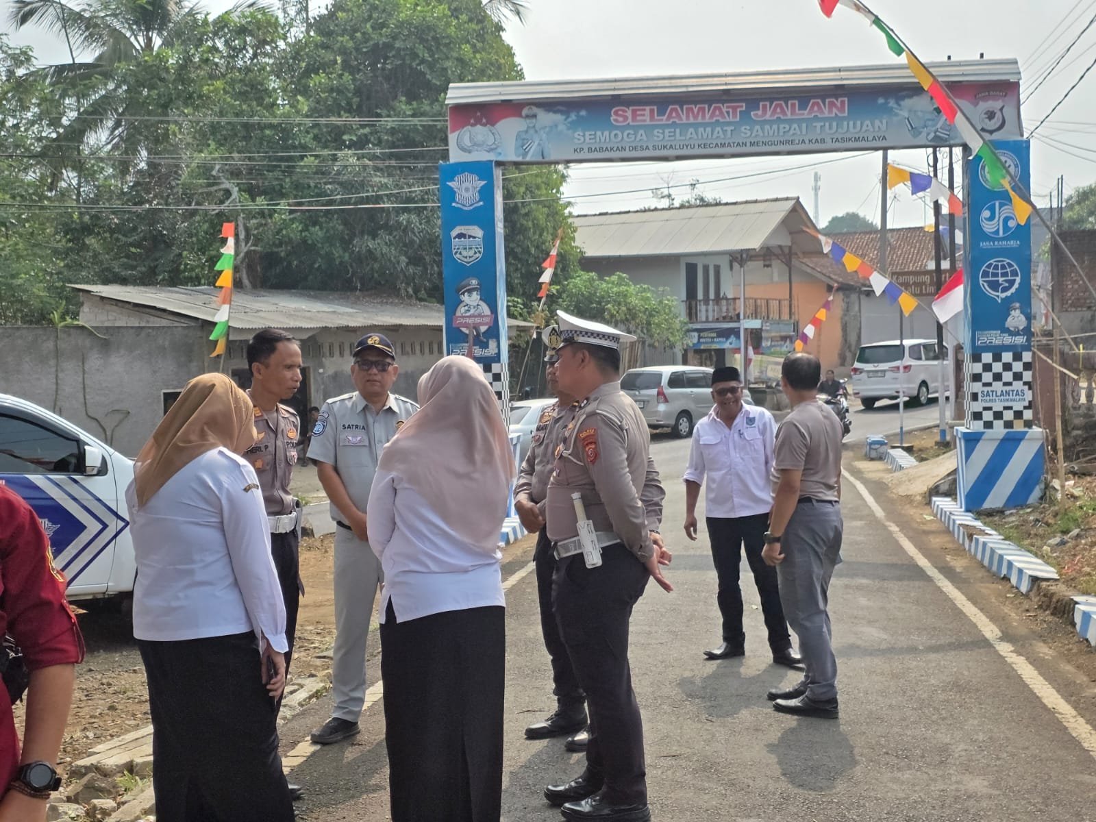 Jasa Raharja Hadiri Forum Penilaian Kampung Tertib Lalu Lintas di Desa Sukaluyu