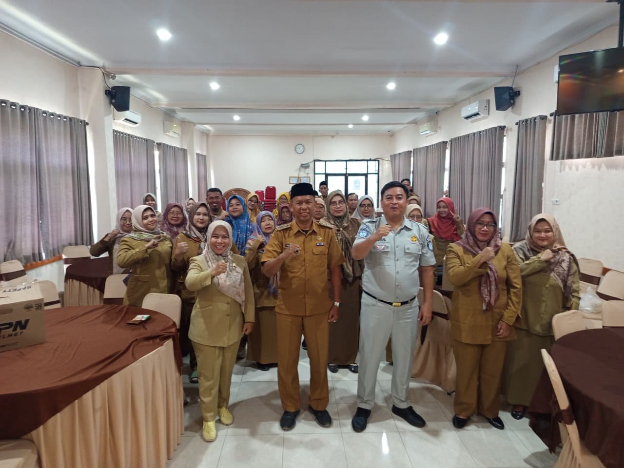 Upaya Keselamatan Lalu Lintas, PT Jasa Raharja (Persero) Cabang Cirebon Gelar Pengajar Peduli Keselamatan Lalu Lintas (PPKL) Di SMAN 1 Arjawinangun Kab Cirebon 