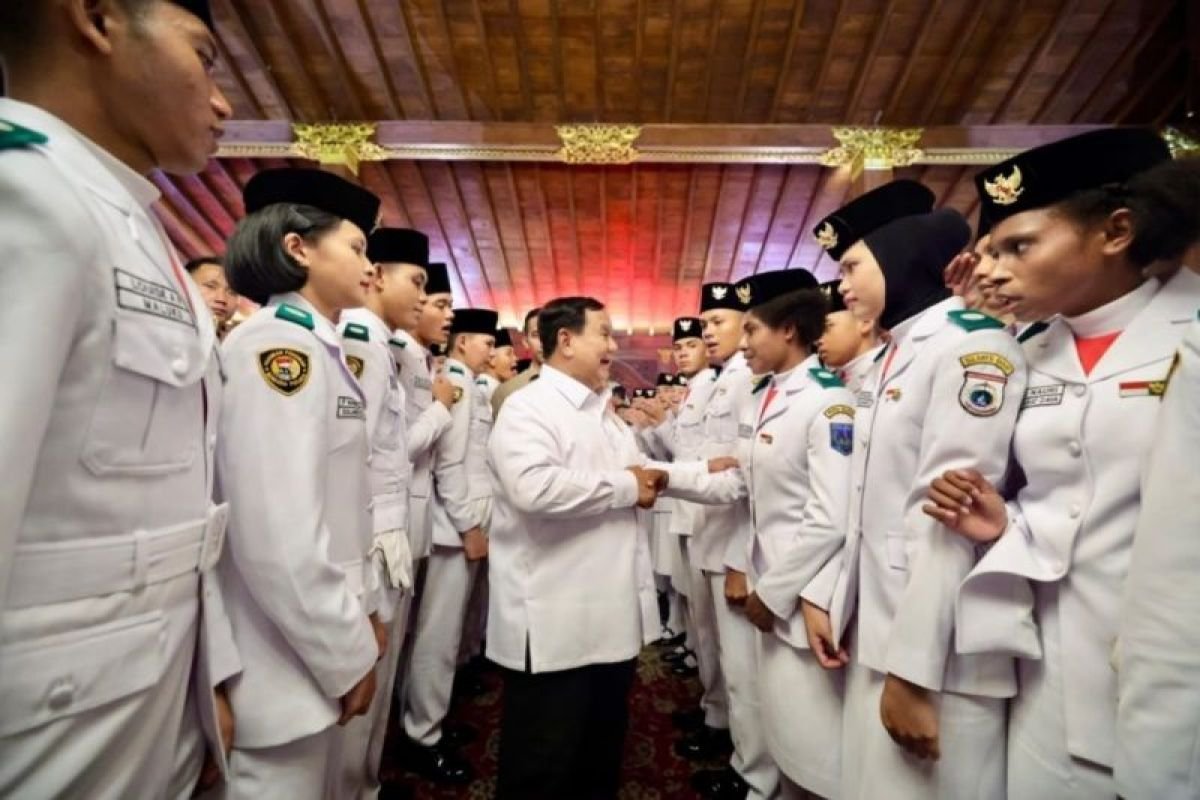 Prabowo Puji Paskibraka HUT ke-81 RI, Semangat Merah Putih Diminta Terus Dijaga